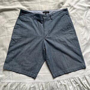 Banana Republic men's chino short front flat Size 34 , smoke grey
